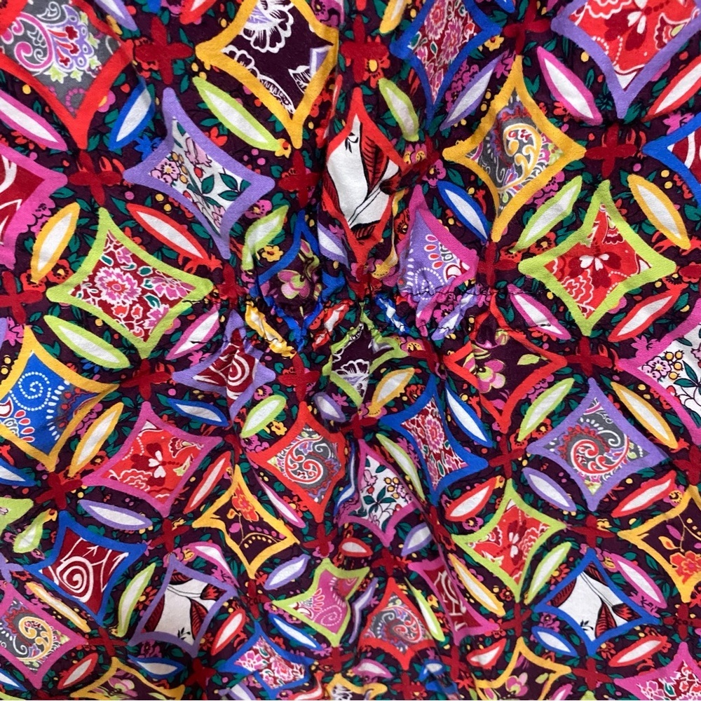 Koi Happy Colorful Bohemian Boho Pattern Print Sh… - image 5